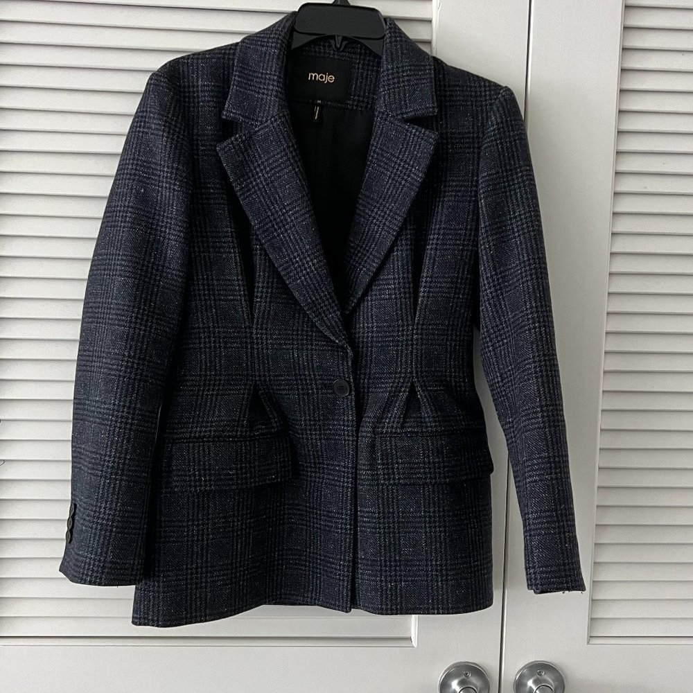 Tailored blazer Maje new condition